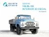 Quinta Studio QD35163 ZiL-130 3D-Printed & coloured Interior on decal paper (Zvezda) 1/35